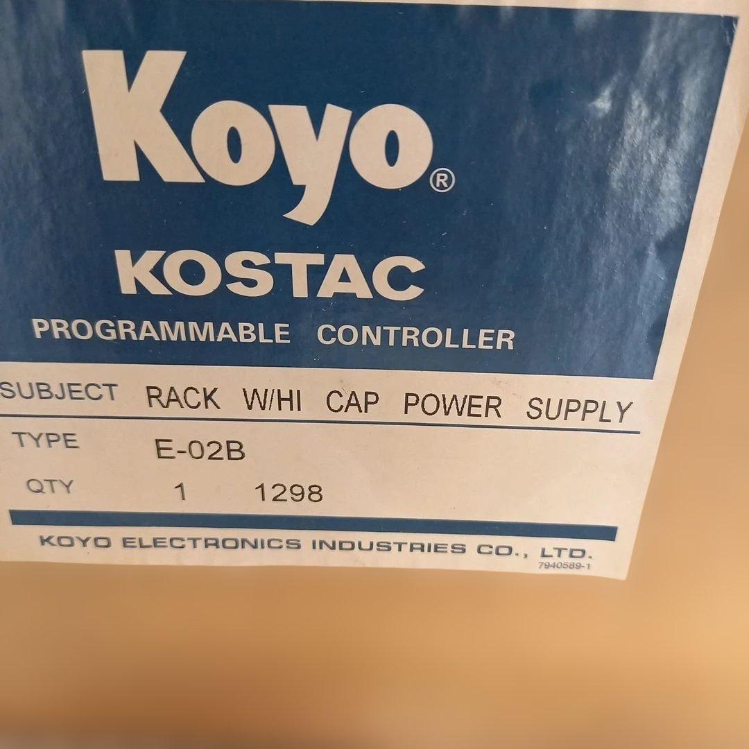 Koyo KOSTAC E-02B プログラマブルコントローラーユニット - メルカリ