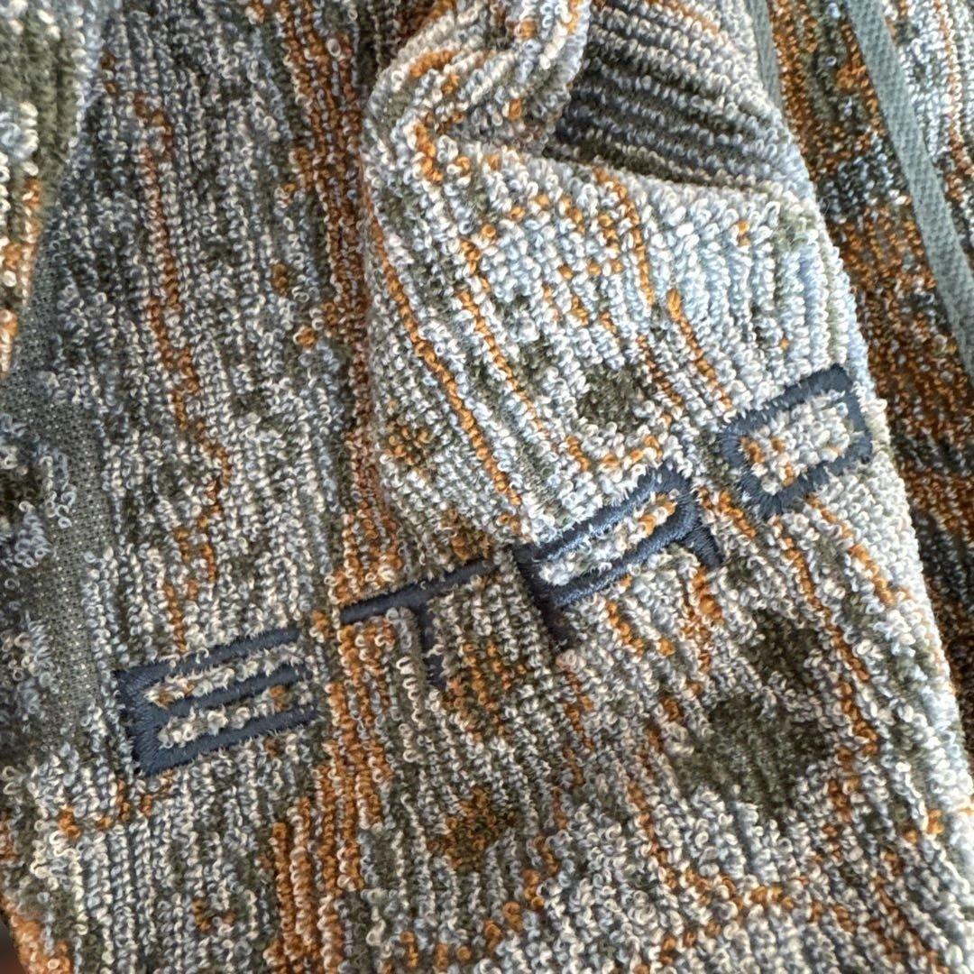 新品タグ付】エトロ ウールタオルケット 西川産業 ペイズリー柄