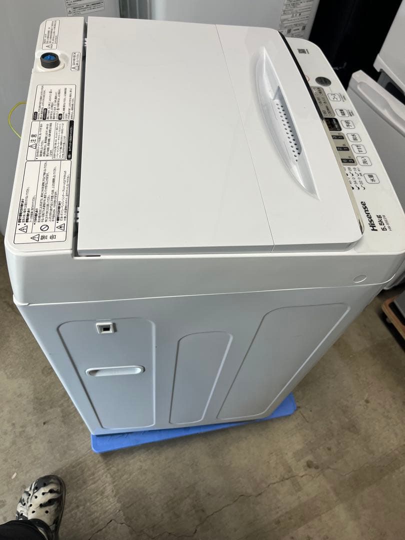 Hisense 縦型洗濯機 5.5kg HW-55E2W 2023年製　T