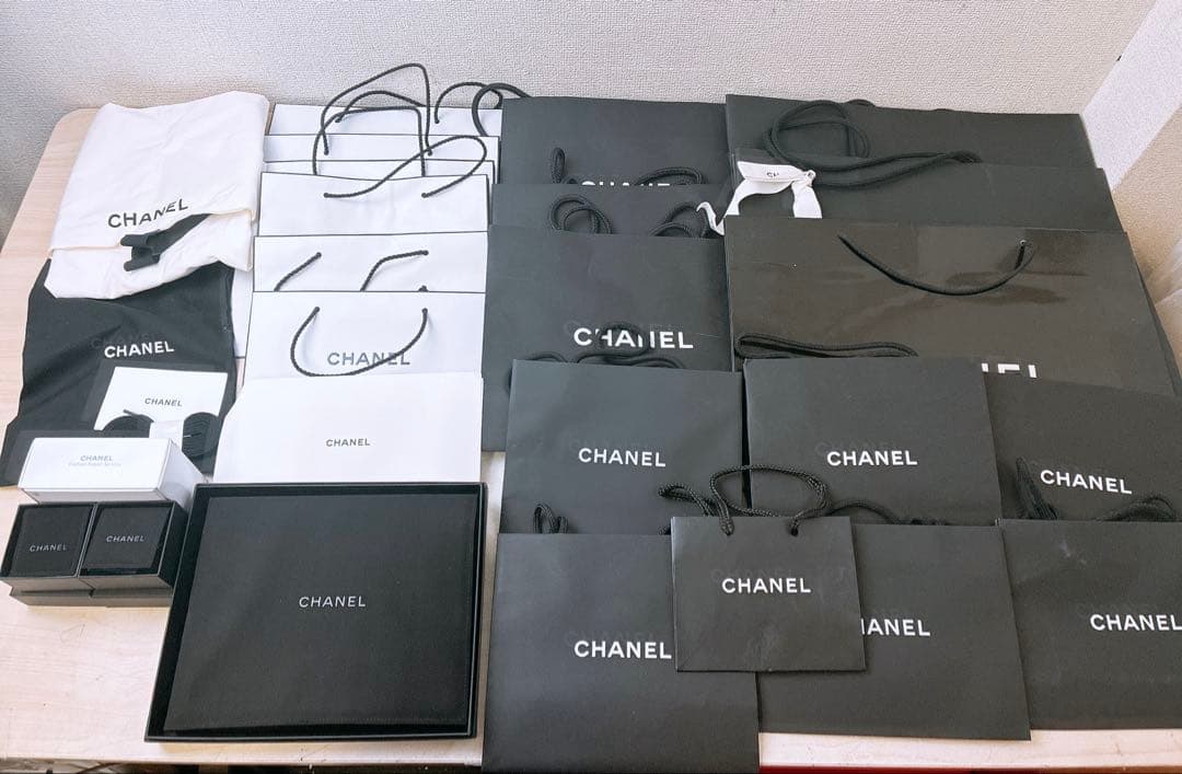 シャネル ショッパー 空箱 他 25点 大量 まとめ ピアス空箱 CHANEL