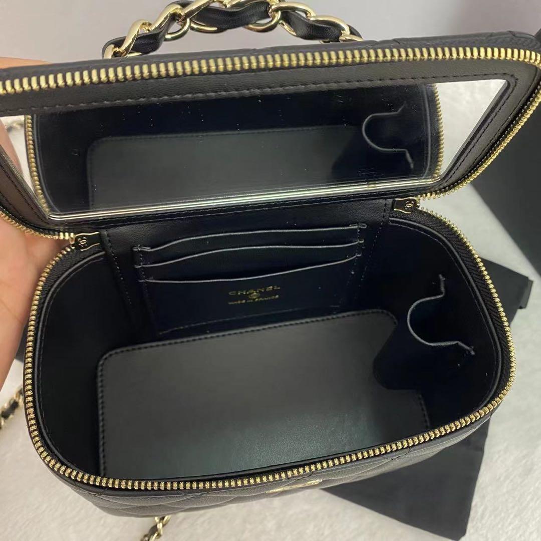 シャネル)CHANELノベルティ☆バニティ型 ミニショルダーバッグ☆即発☆箱付