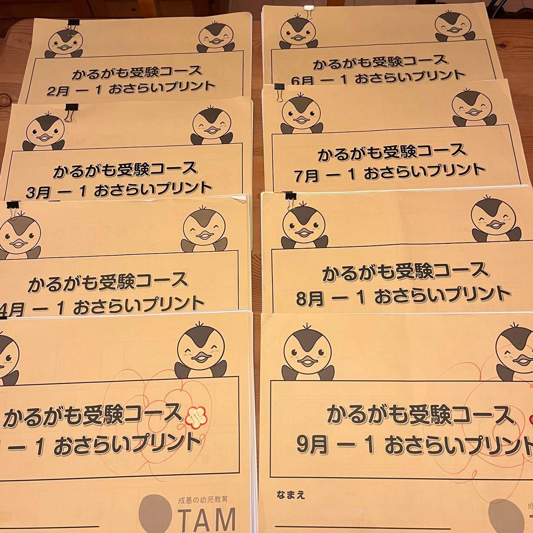 TAM小学校受験☆お受験コース年長8ヶ月分プリント　ペーパー対策に☆ 小学校受験問題「長さ比べ」ペーパー対策：お受験プリント10枚問題