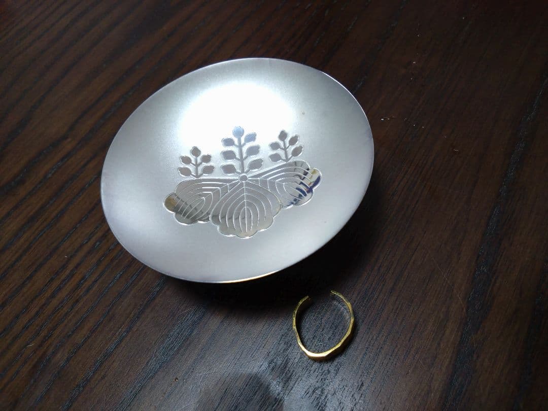 銀杯シルバー造幣局製SILVER刻印あり。おまけにシルバー刻印指輪*合計69g