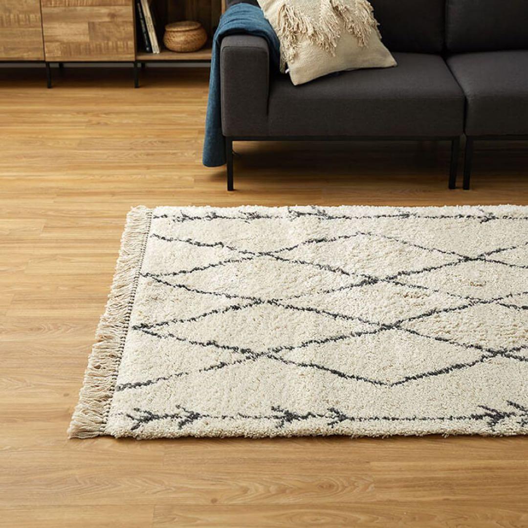 ウィルトン織 ラグ カサブランカ 135×190 ベニワレン シャギー - メルカリ