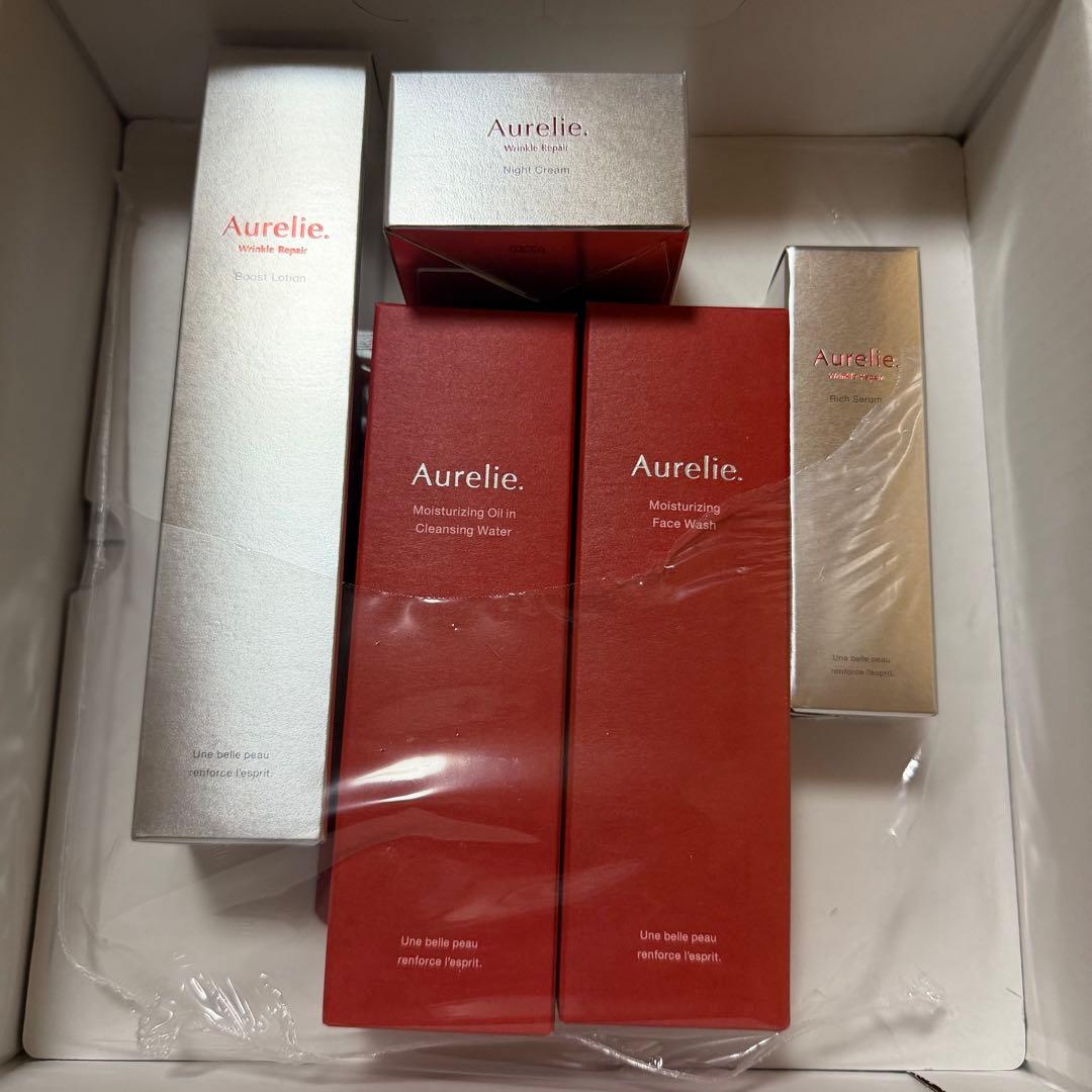 Aurelie オレリー プレミアムエイジング 集中ケアコース 5点＋1点 Aurelie オレリー プレミアムエイジング集中ケアコース一式 -
