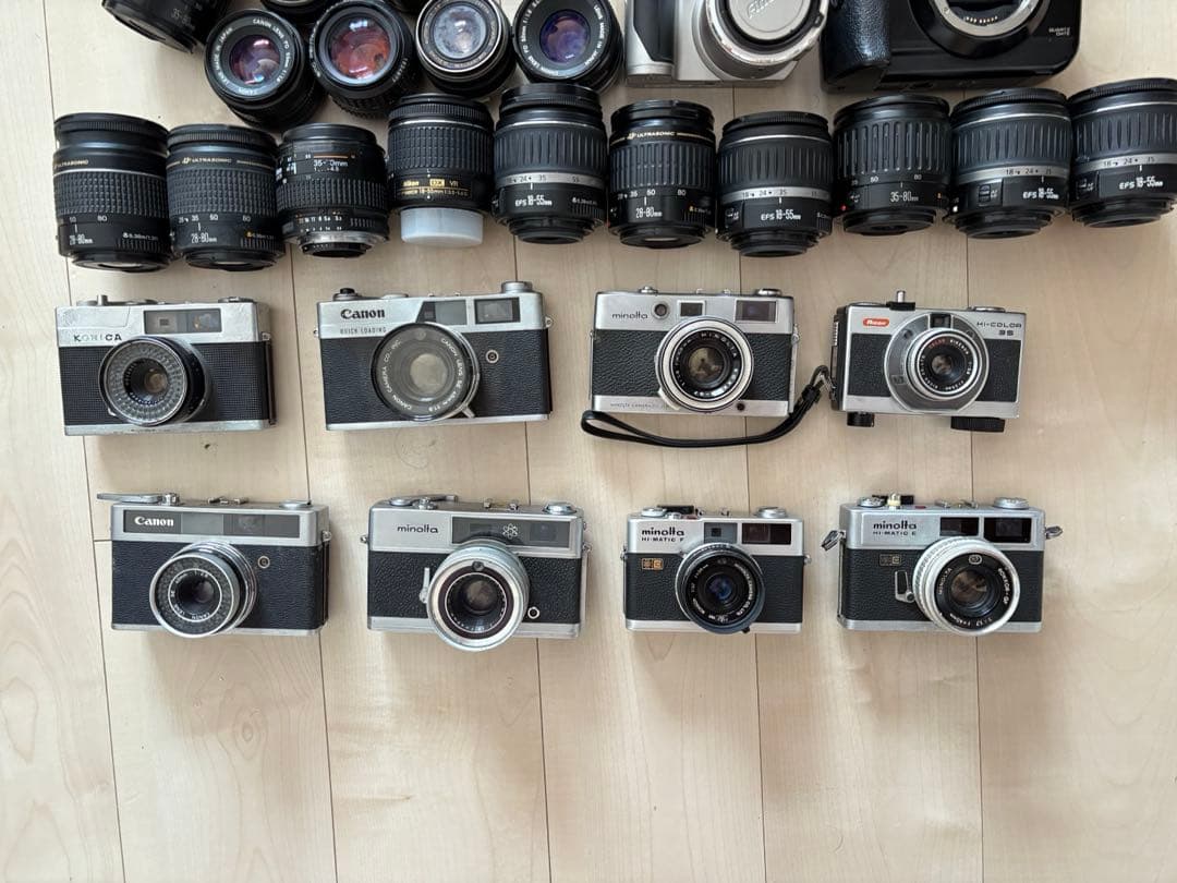 二眼レフ instax AF NIKKOR EFカメラ レンズまとめ