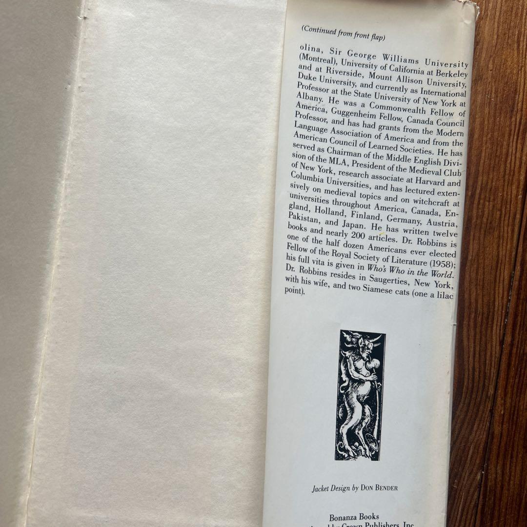 洋書 魔女学 悪魔学 辞典 本