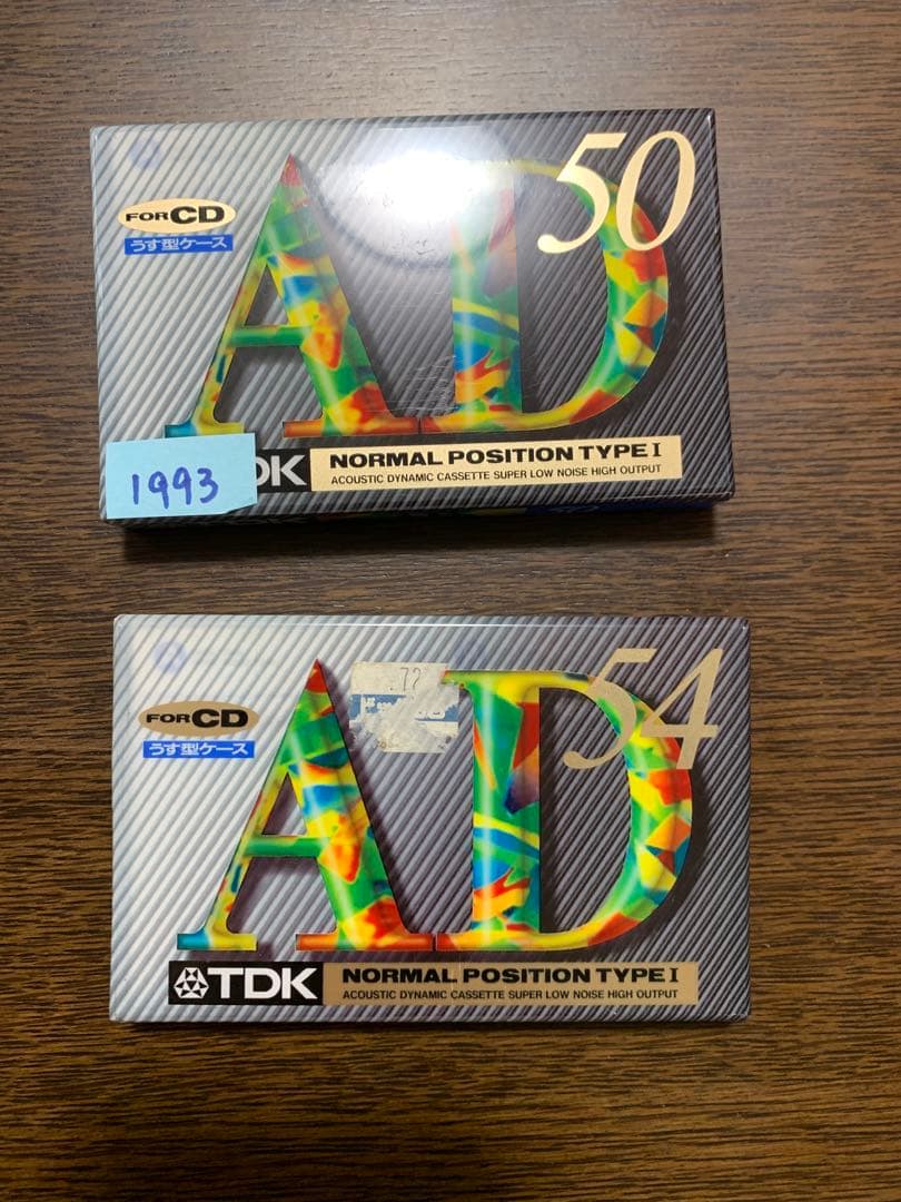 TDK AD 50 & AD 54 カセットテープ 2本セット - メルカリ