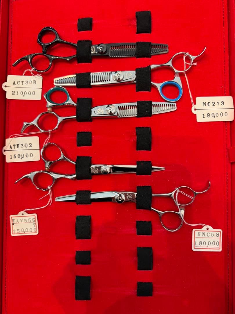 美容師 セニング、シザー5本セット - メルカリ