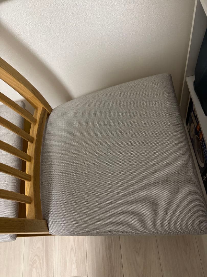 IKEA エーケダーレン 木製ダイニングチェア2脚セット - メルカリ