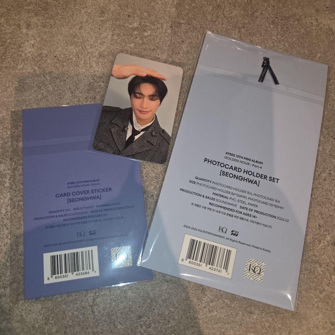 ソンファ ATEEZ GOLDENHOUR POPUP 3点セット - メルカリ