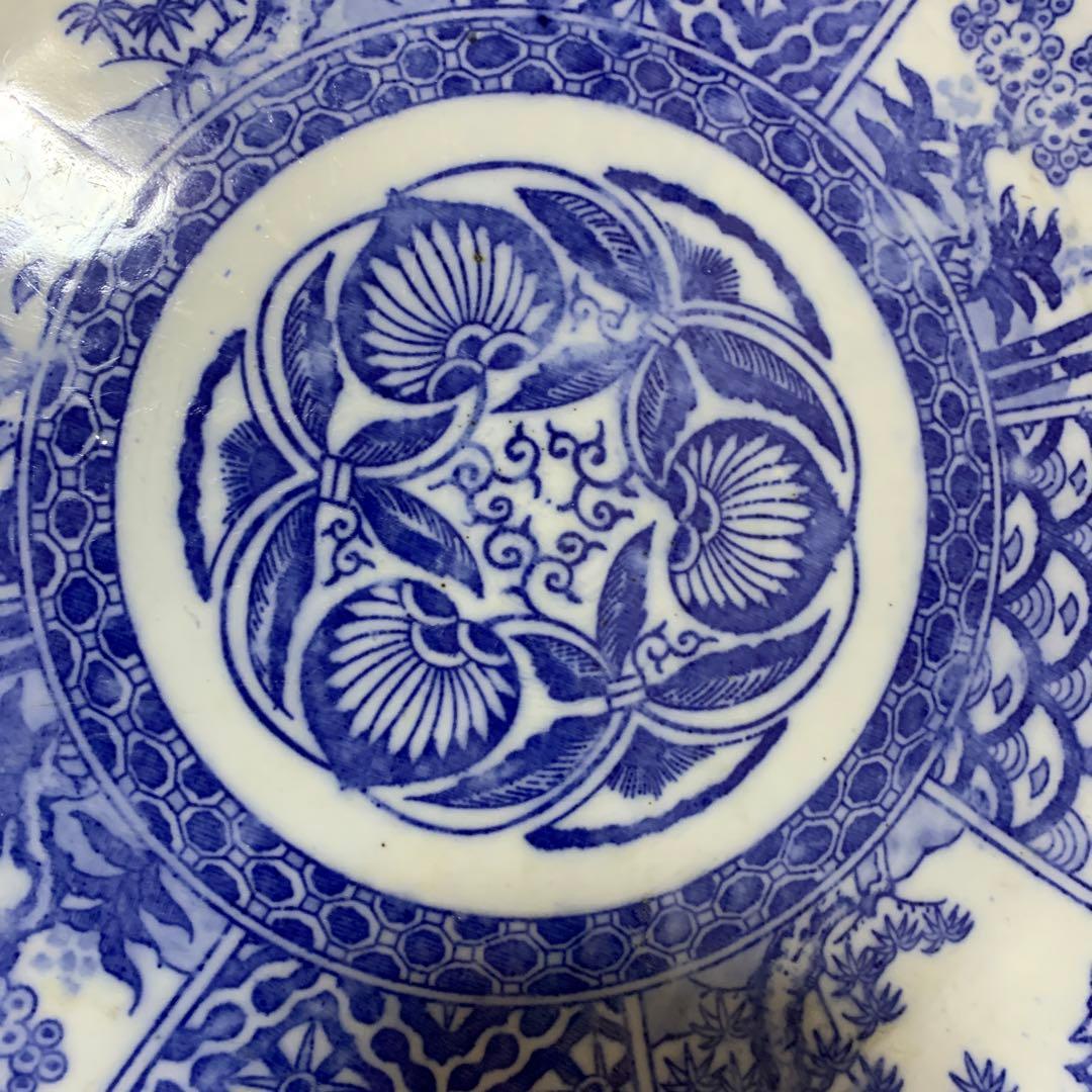 古伊万里　いげ皿　31.5cm