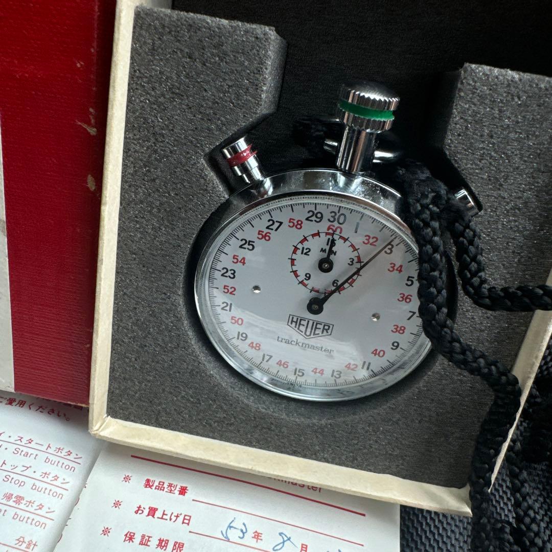 HEUER ホイヤー トラックマスター#32 ストップウォッチ HS8032 - メルカリ