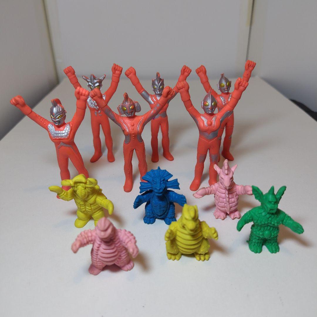 当時物】ウルトラマン消しゴムフィギュア ウルトラマン大集合