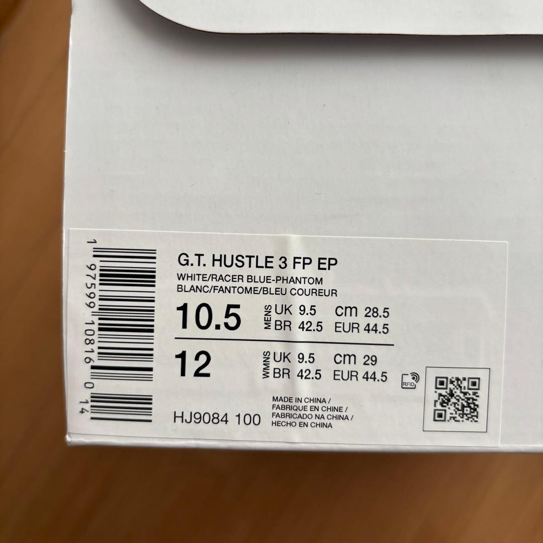 シューズ(男性用) NIKE G.T. HUSTLE3 FP EP 28.5cm