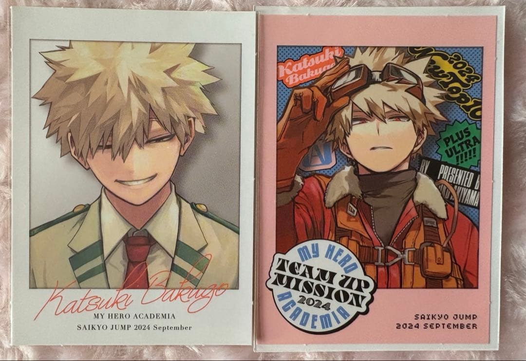 ヒロアカ ジャンプ GIGA 付録 コースター クリアケース ステッカー