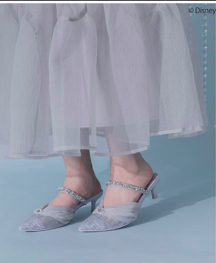 RANDA ディズニー“シンデレラ”ドレスアップミュール Mサイズ