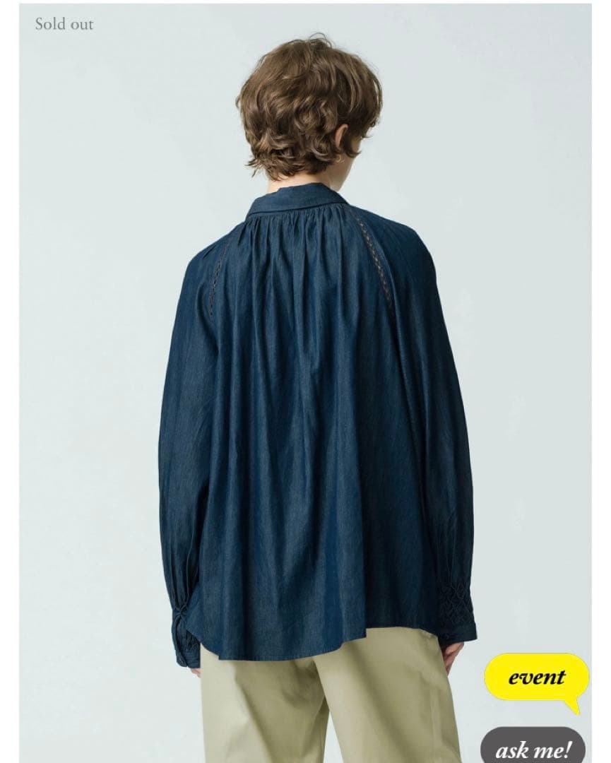 新品ロンハーマン別注Merlette Tiana Shirt (indigo) - メルカリ