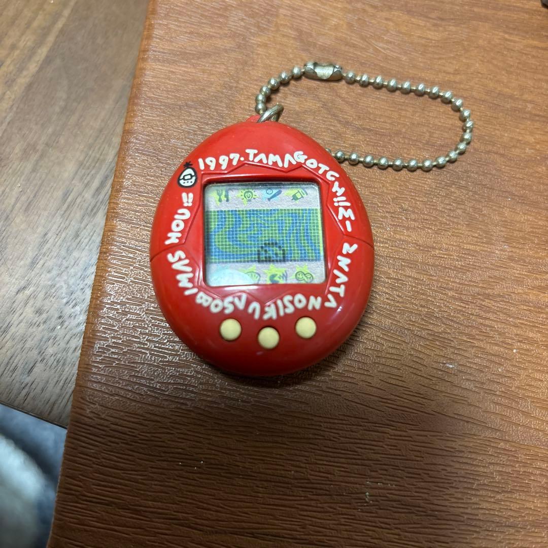 平成レトロ 1996年製 Tamagotchi 赤 たまごっち - メルカリ