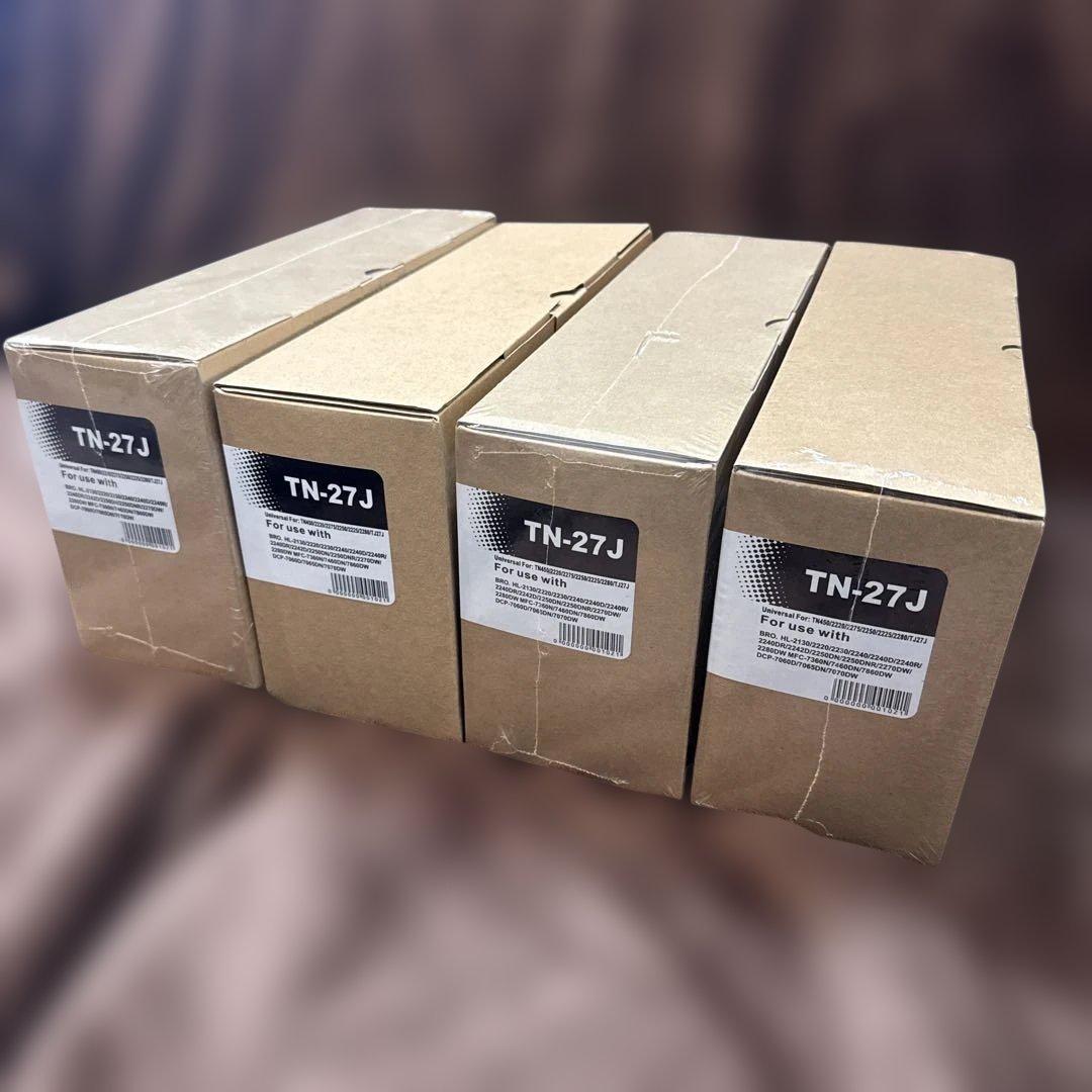 【新品・未開封】ブラザー用トナーカートリッジ　TN-27J　4本セット brother（ブラザー） 純正トナーカートリッジ｜TN-27J｜[通販]ケーズデンキ