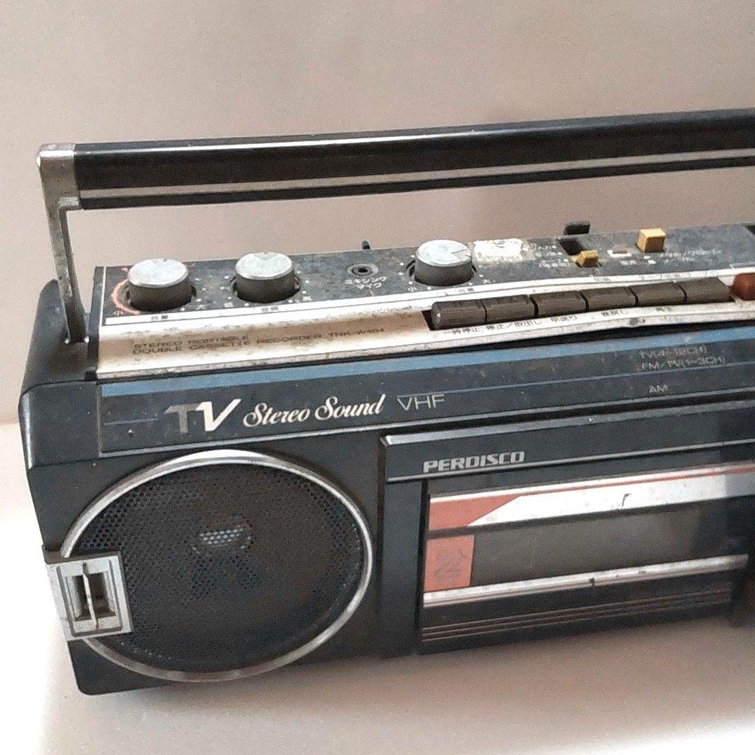 HITACHI 日立 ラジカセ TRK-W404 ジャンク 全体的に汚れ - メルカリ