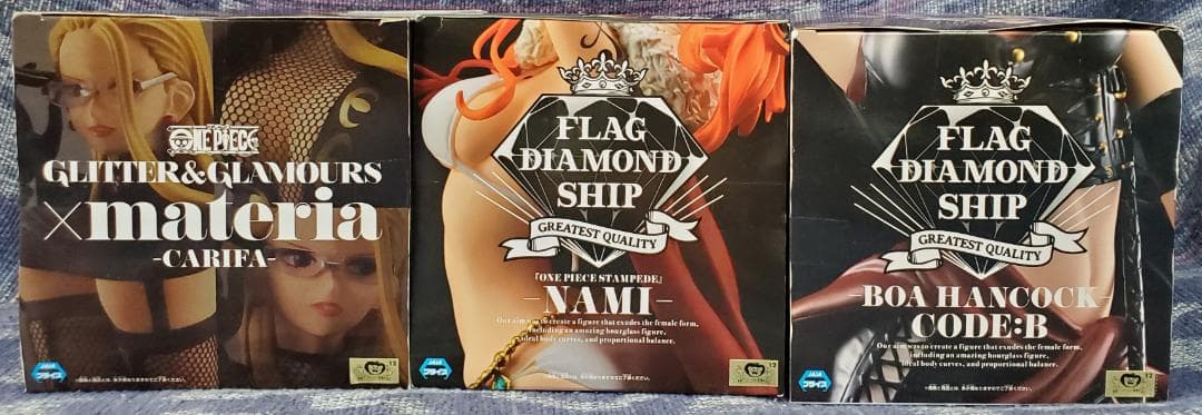 【新品】ワンピース カリファ ナミ ハンコック ３個セット