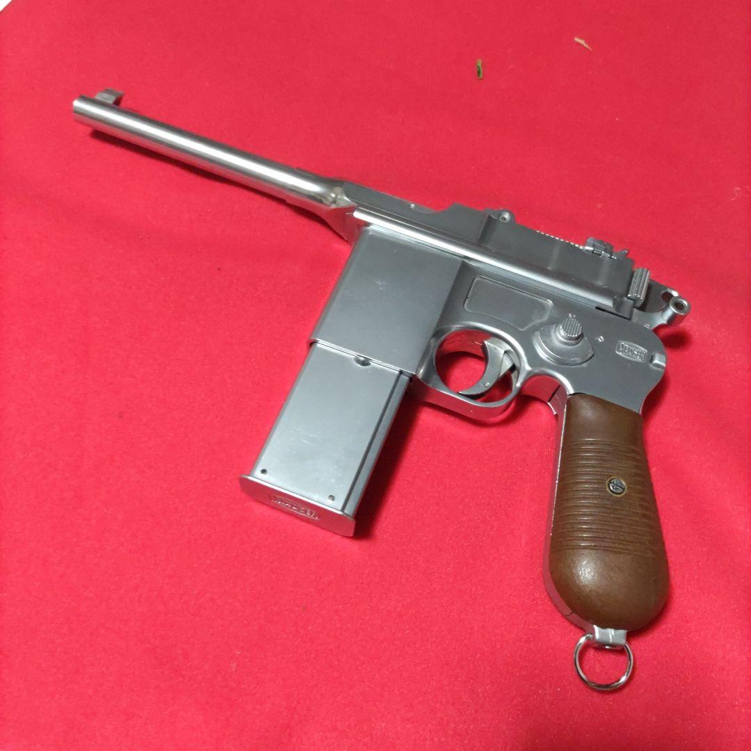 フジミ　モーゼルM712固定式ガスガンメタルフィニッシュ単連２段変則モデル フジミ モーゼル M712 ビンテージ エアガン レビュー