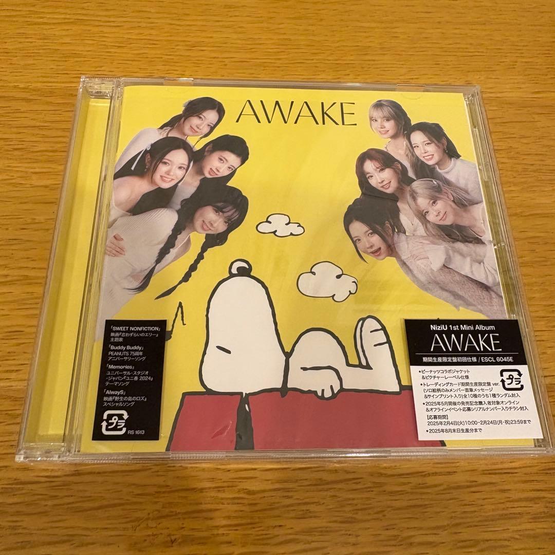 NiziU AWAKE 期間生産限定盤 アルバム CD 未再生 匿名配送 - メルカリ