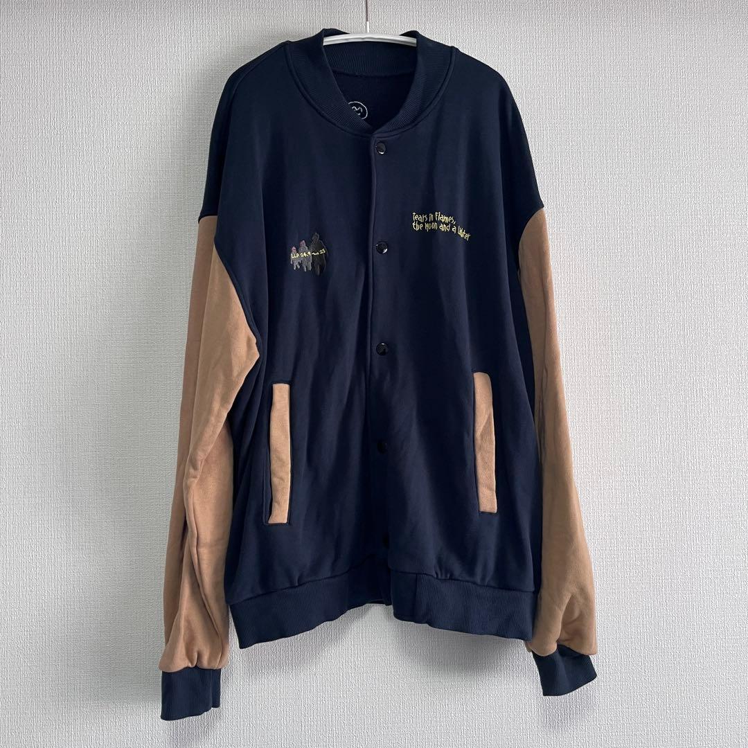 aiko 燃え月ター ブルゾン ツートン ナミ