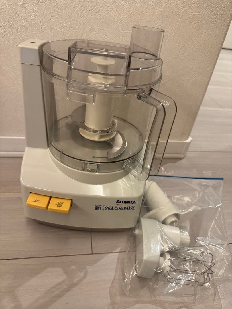 アムウェイフードプロセッサー フードプロセッサー 黒＋ケース付オプションパーツセット) ：Amway