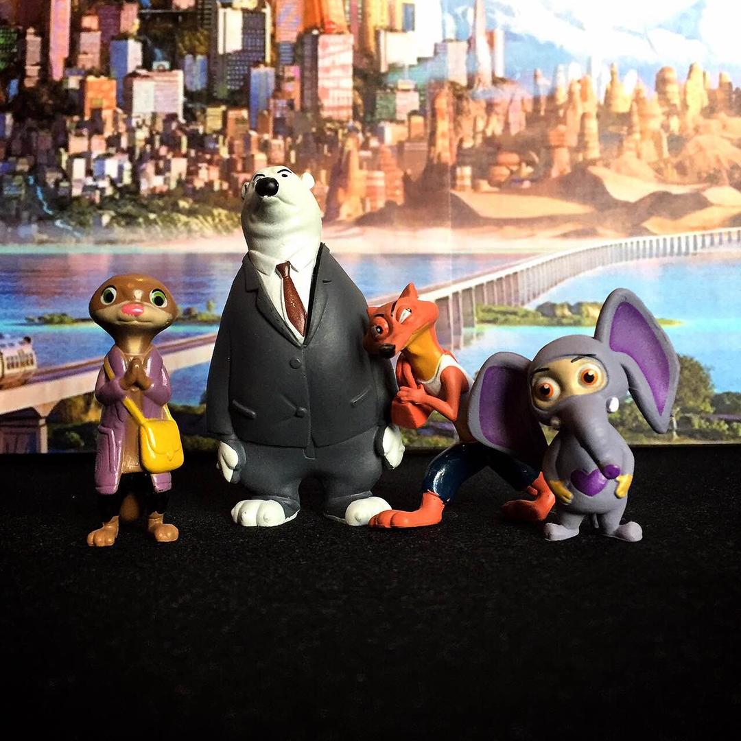嬉しいおまけ付き】Real❣️ズートピア フィギュア 12キャラセット
