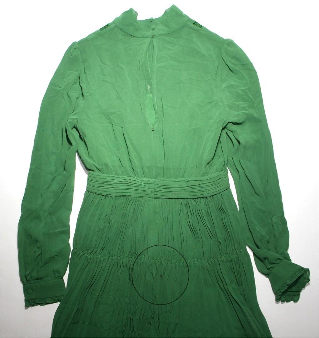 セルフポートレイト ワンピース シフォン レース グリーン UK8 未使用