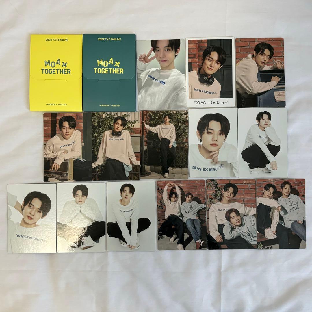 TXT ヨンジュン fanlive ミニフォト トレカ コンプ comprete