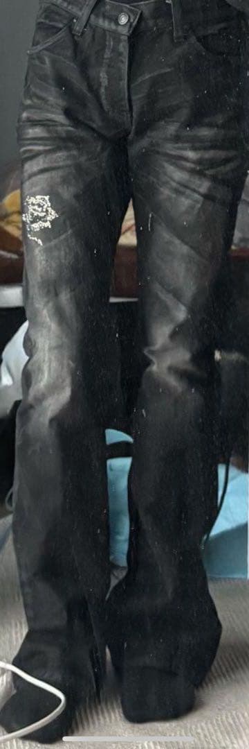 fuga flare pants denim archive 00s - メルカリ