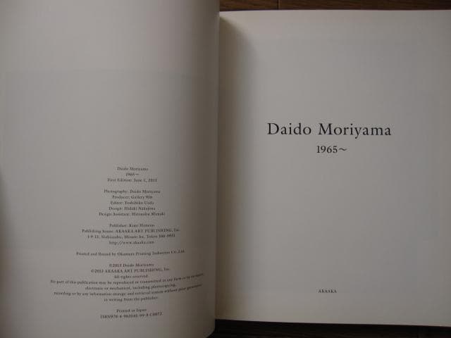 Daido Moriyama 1965〜 森山大道 初版 帯付き - メルカリ