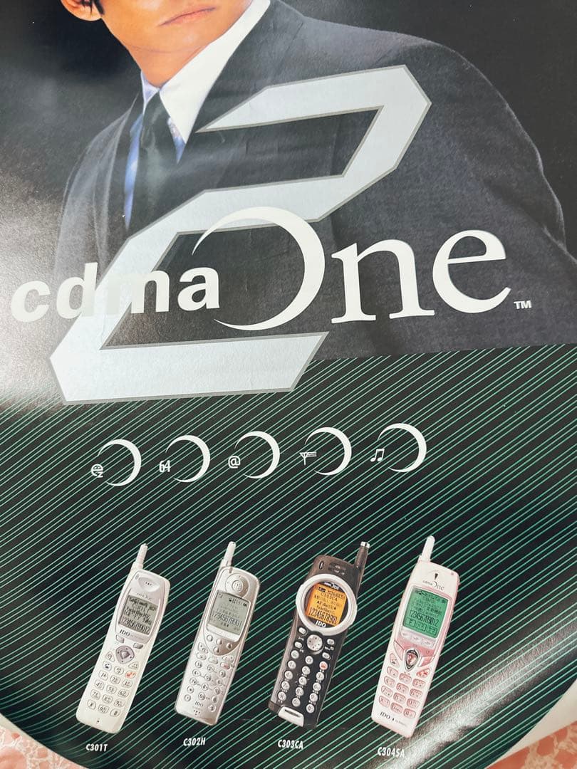 レトロ 織田裕二 ポスター 平成 IDO au アーティスト 踊る大捜査線