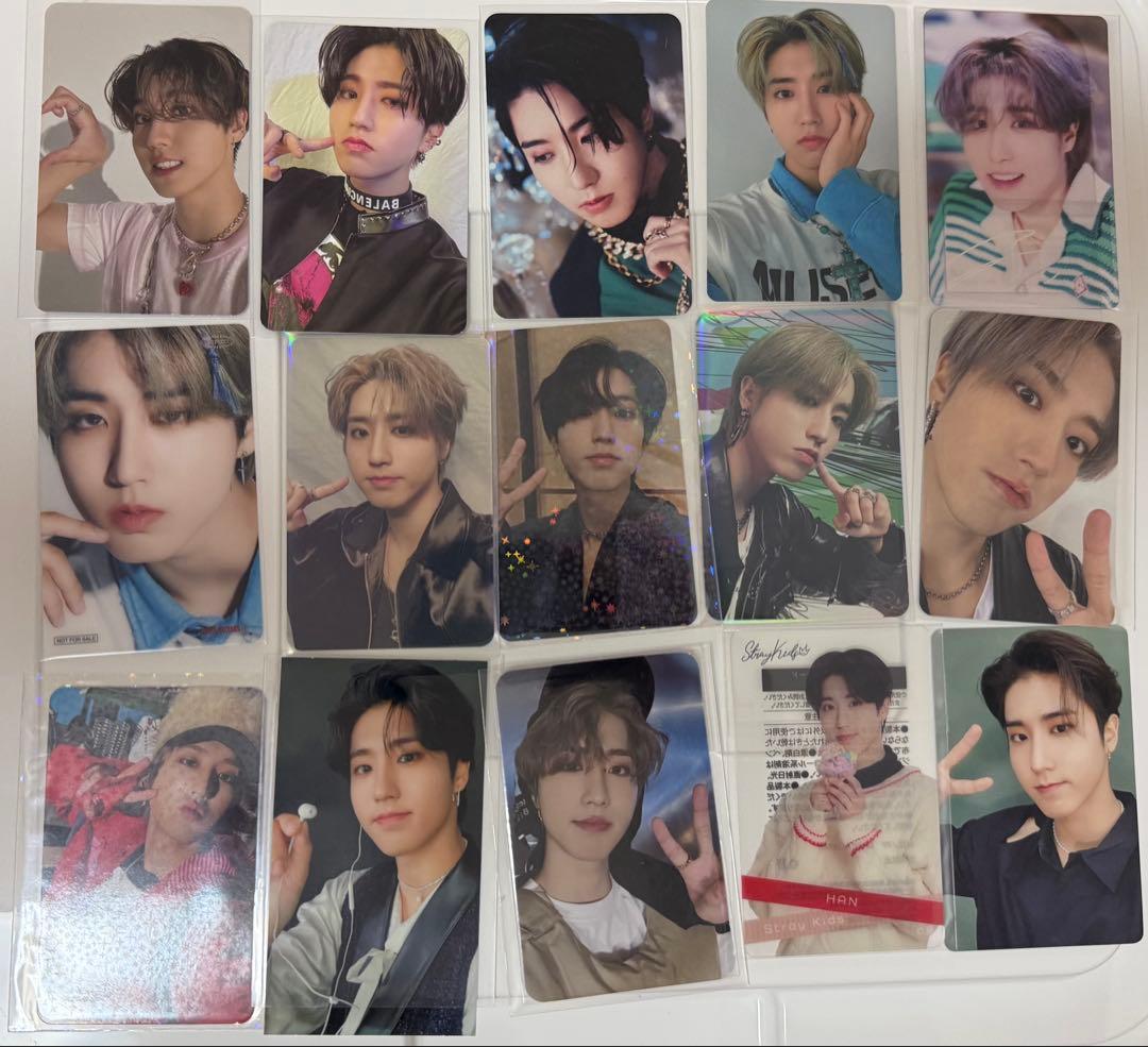 Stray Kids ハン トレカ ステッカー カード チェキ - メルカリ