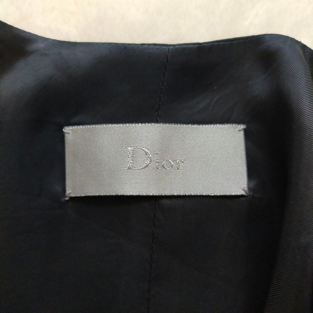 イタリア製 DIOR HOMME 44 テーラードベスト ジレ タキシードベスト