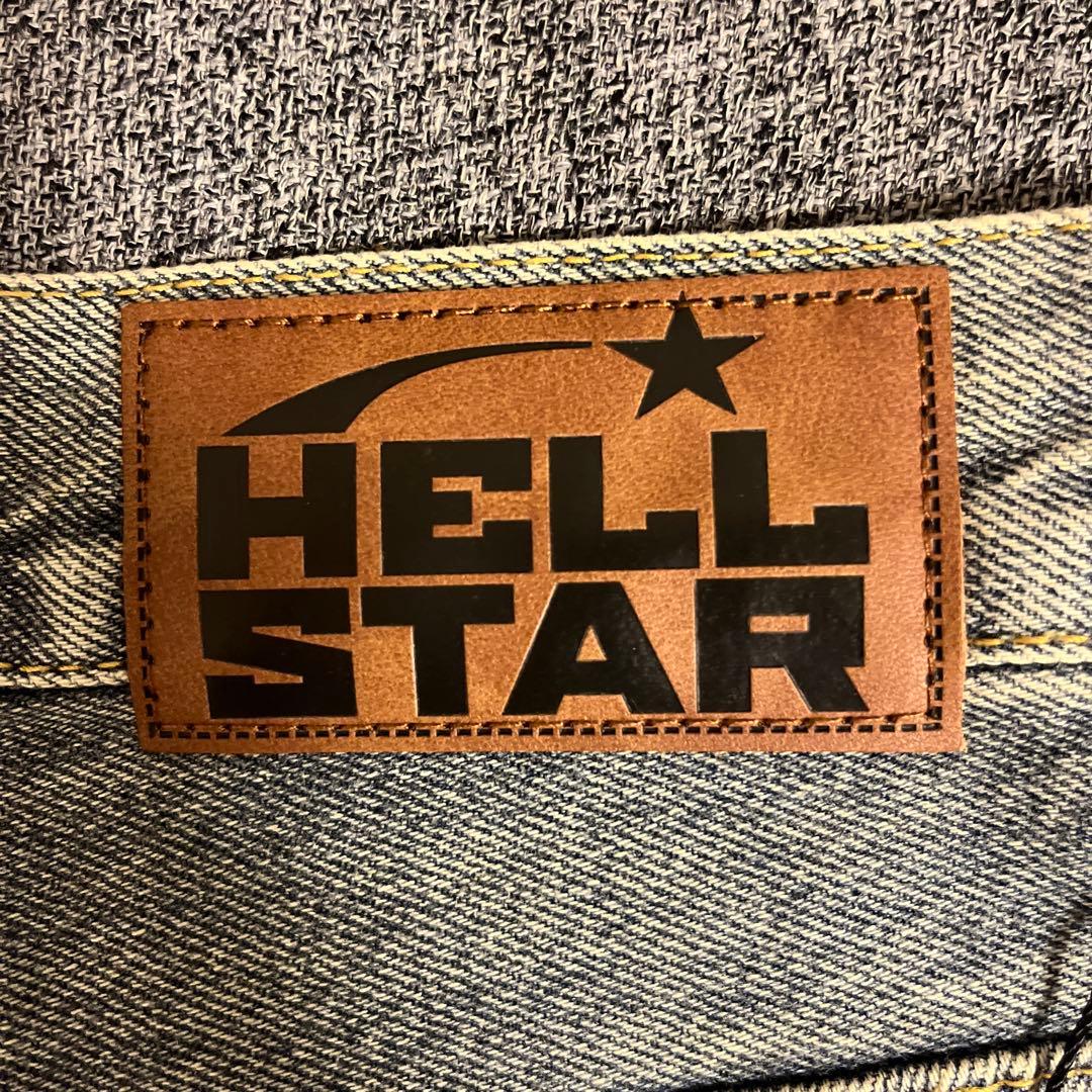 極美品】 HELLSTAR ダメージ デニムパンツ