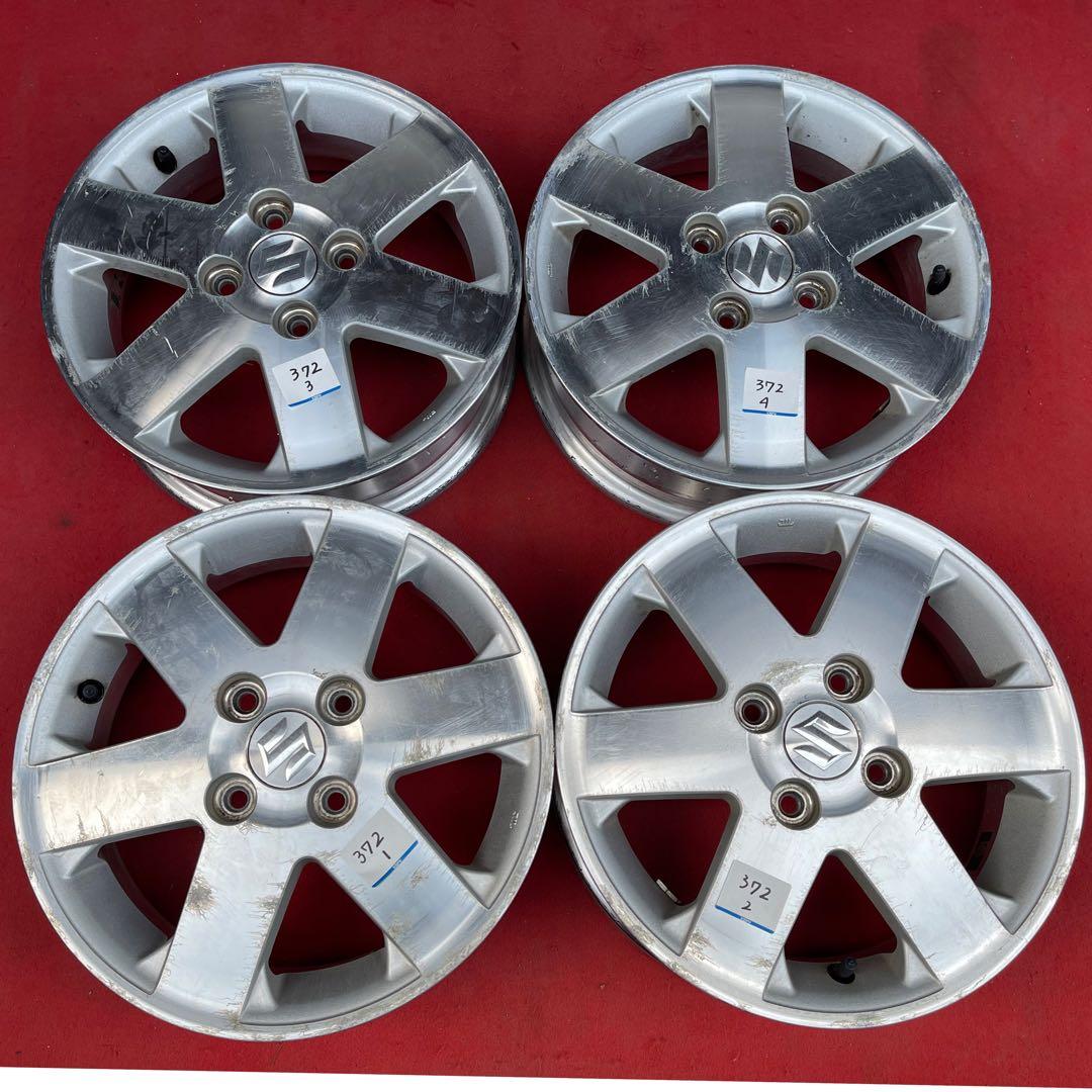 スズキ 純正ENKEI 14インチ4穴PCD 100アルミホイール4本セツト - メルカリ