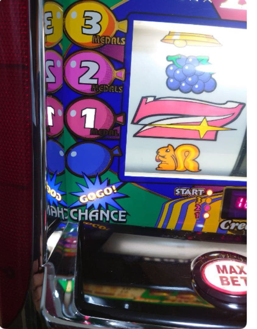 《送料込》　パチスロ　実機　ハッピージャグラー　完動美品