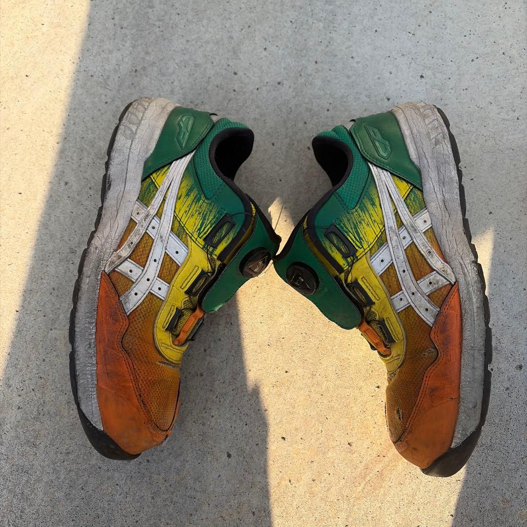 asics ボアシステム 安全靴 26㎝ - メルカリ