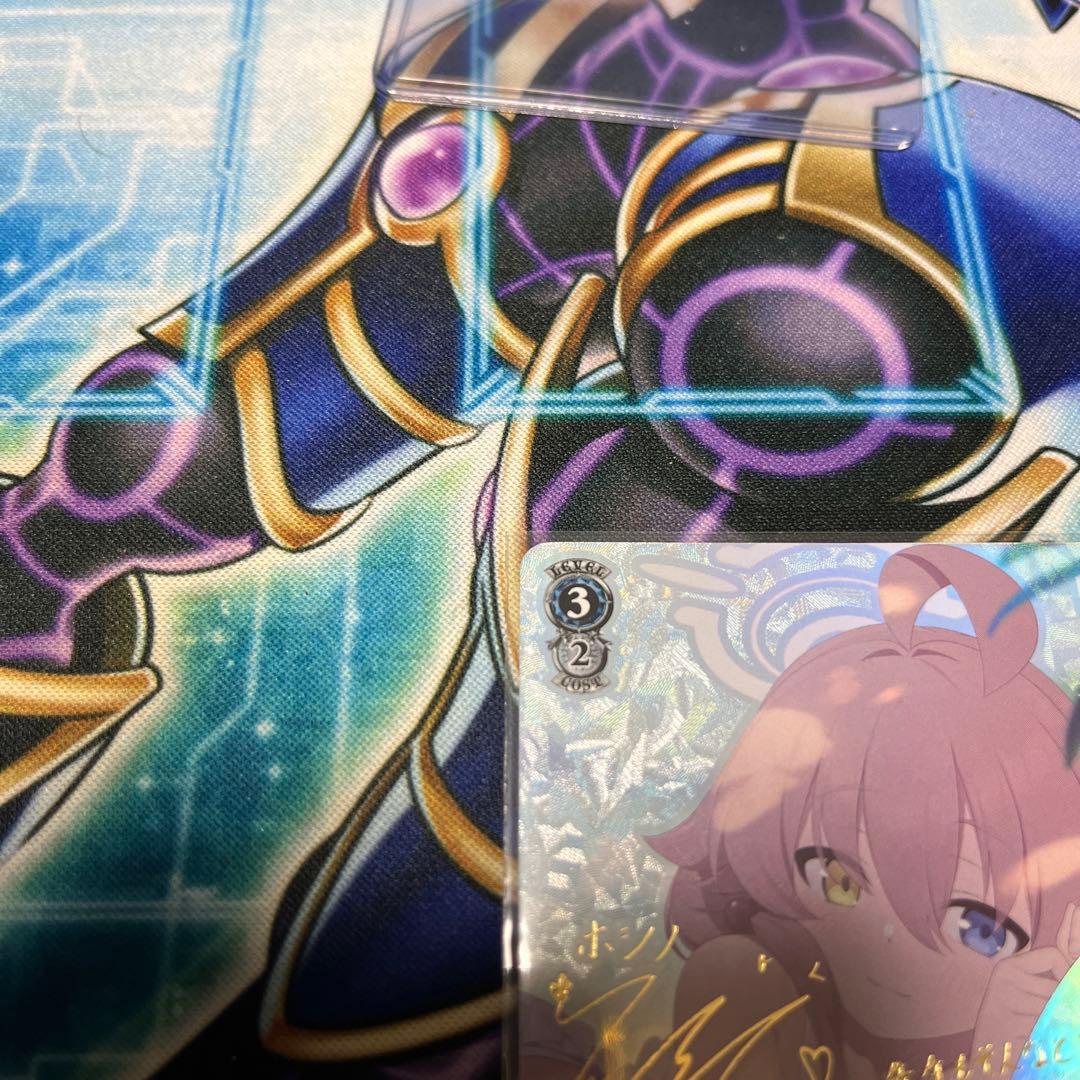 ヴァイス シュヴァルツ ブルーアーカイブ 小鳥遊ホシノ 水着 SP サイン