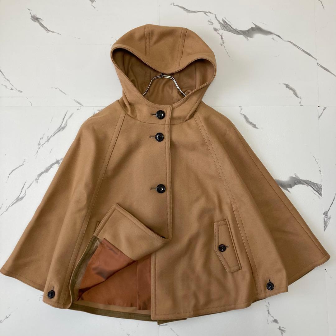 TOMORROWLAND collection✨カシミヤフードポンチョ ケープ