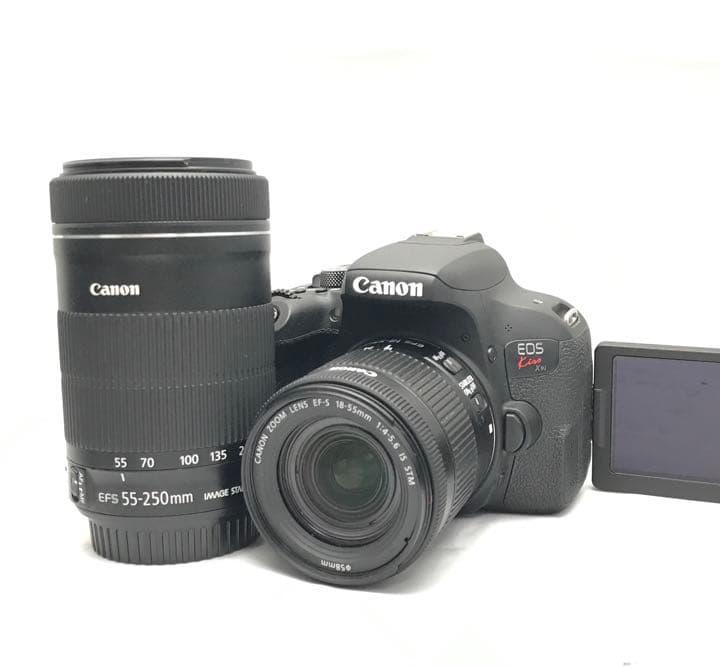 極美品 Canon EOS kiss x9i Wレンズ♪安心フルセット♪ Canon Digital SLR Camera 24.2 MP EOS Kiss X9i Canon EF-S Double