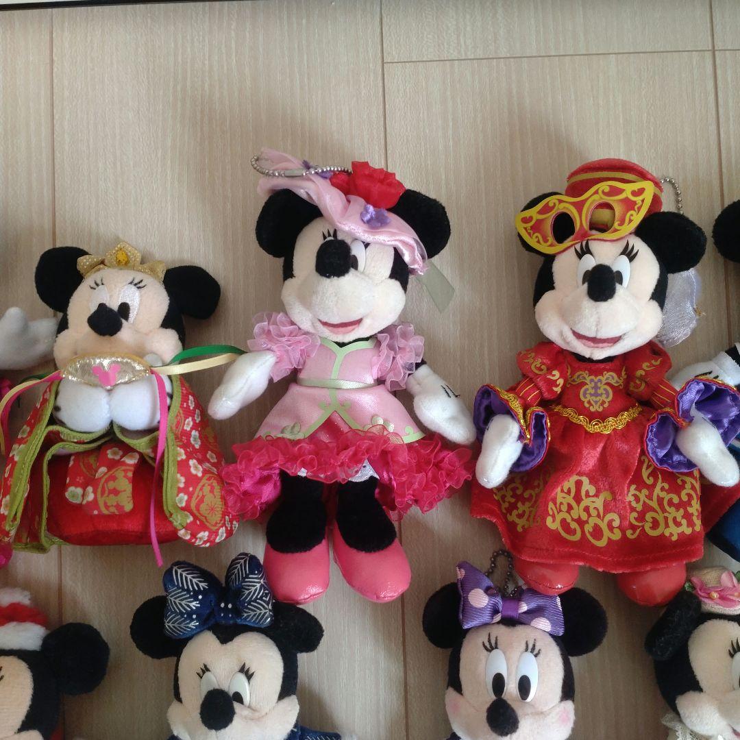 まとめ売り ミニーちゃん ぬいぐるみバッジ ぬいば 東京ディズニー