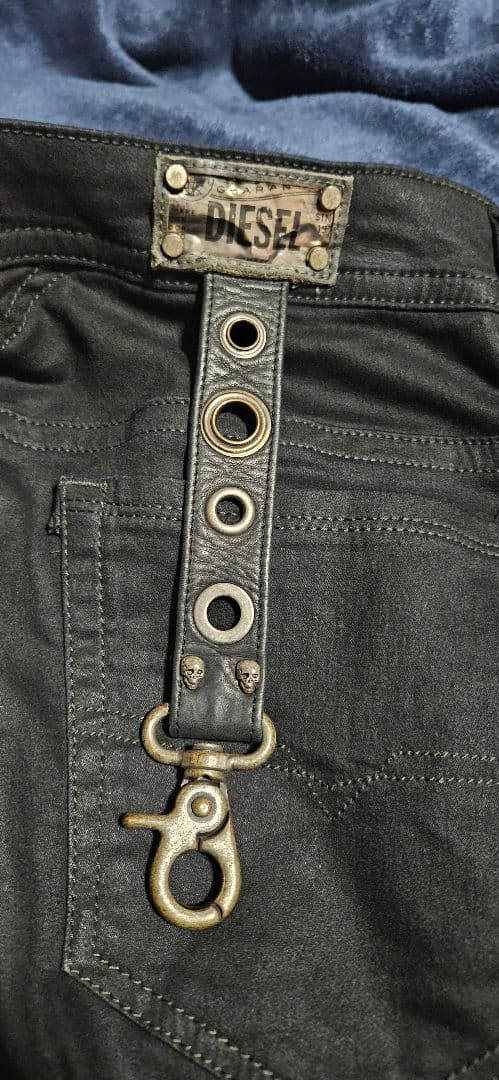 archive vkei DIESEL スカルロックブラックジョグジーンズ - メルカリ