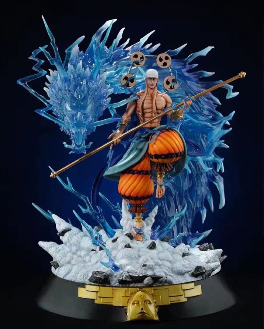 新品】ワンピース エネル ゴロゴロの実 フィギュア ガレージキット