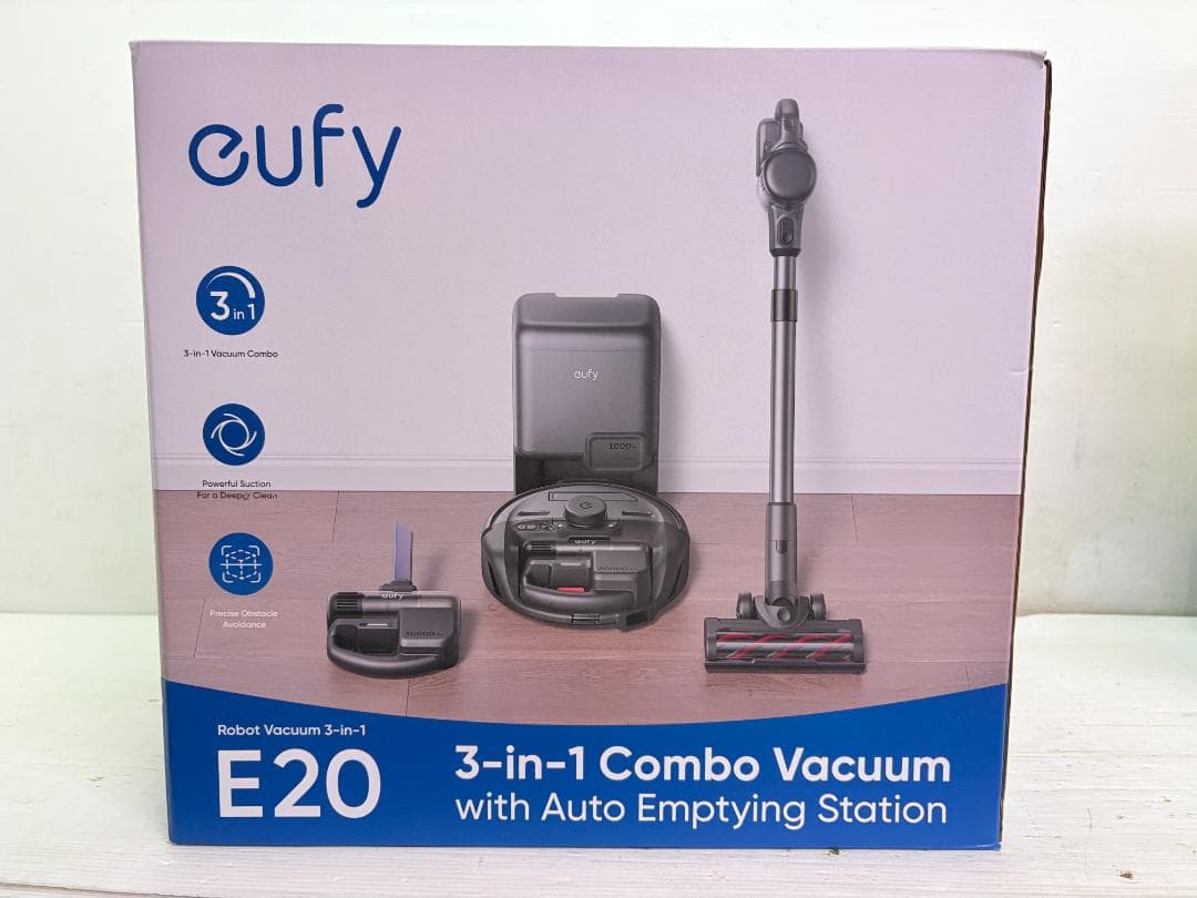 未使用／Anker アンカー／ロボット掃除機／3-in-1／eufy／E20 Eufy Robot Vacuum 3-in-1 E20 | ロボット掃除機の製品情報 | Anker