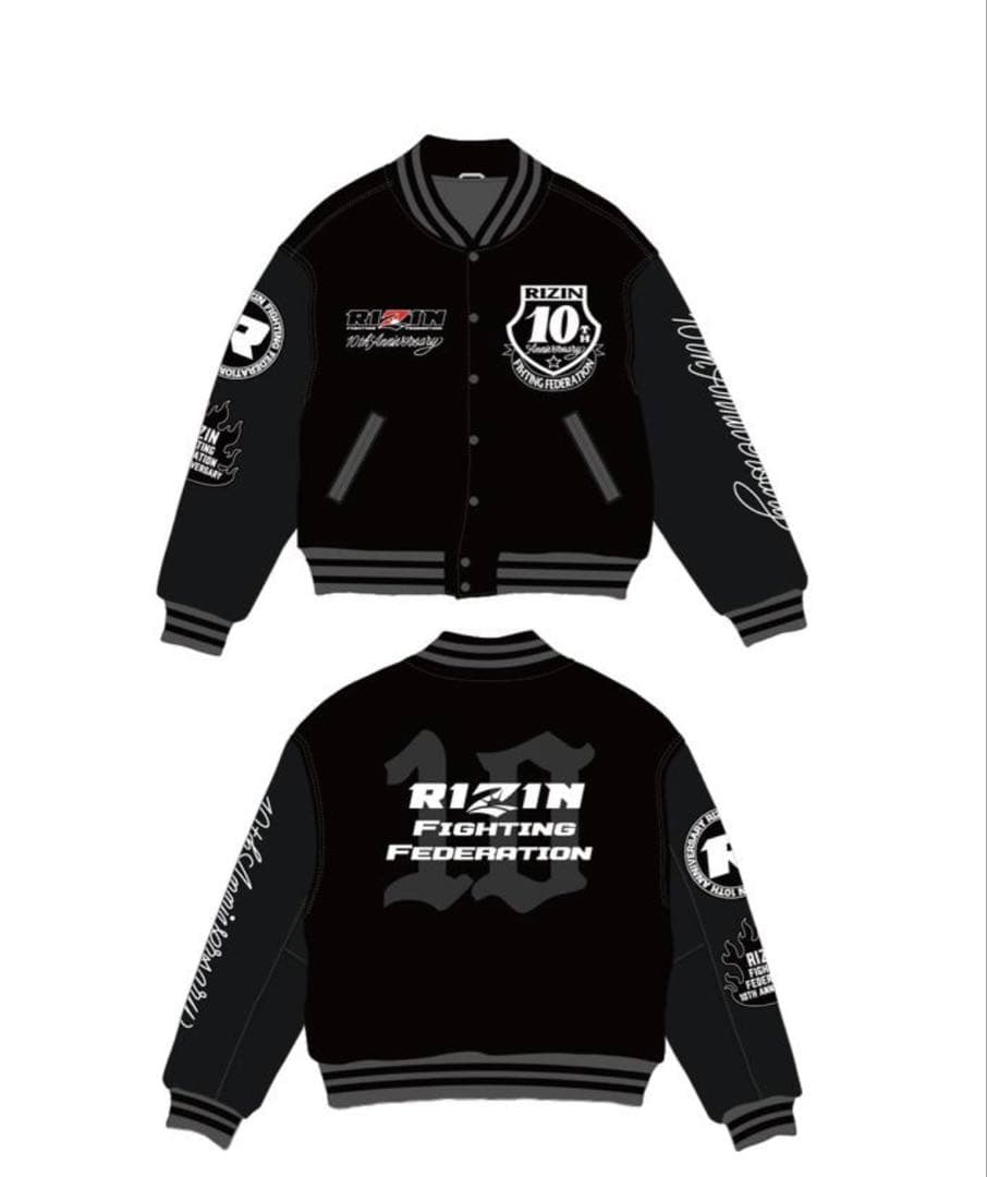 RIZIN AWARD 10th Anniversary ヴァーシティジャケット - メルカリ